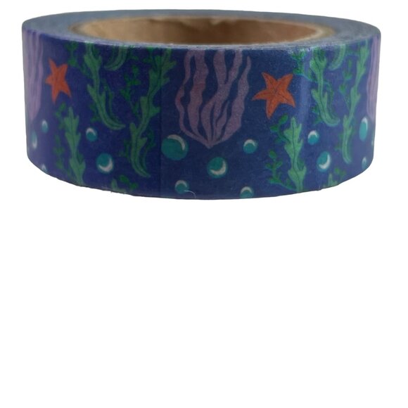 Other - Underwater Blue Washi Tape Papercraft Scrapbook Planner School Decorative u